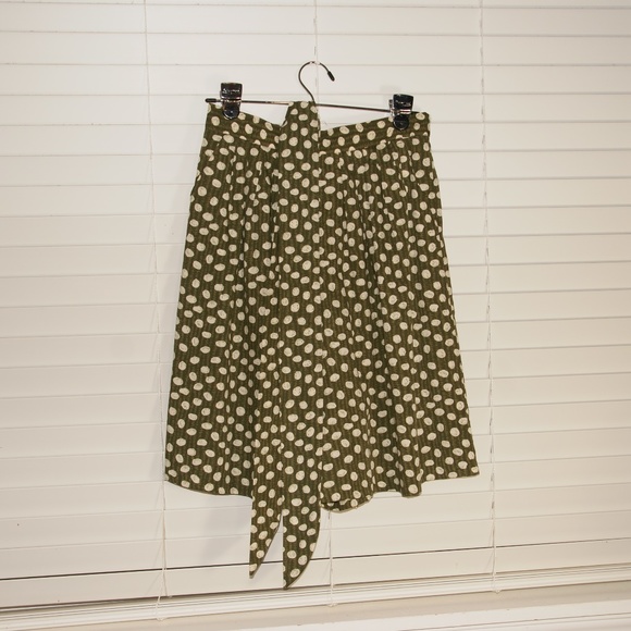 VINTAGE 90's Olive Dots Bermuda Short Suit sz M - Picture 4 of 8